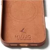 Mujjo Full Leather Case MagSafe vāciņš priekš iPhone 17 Brown