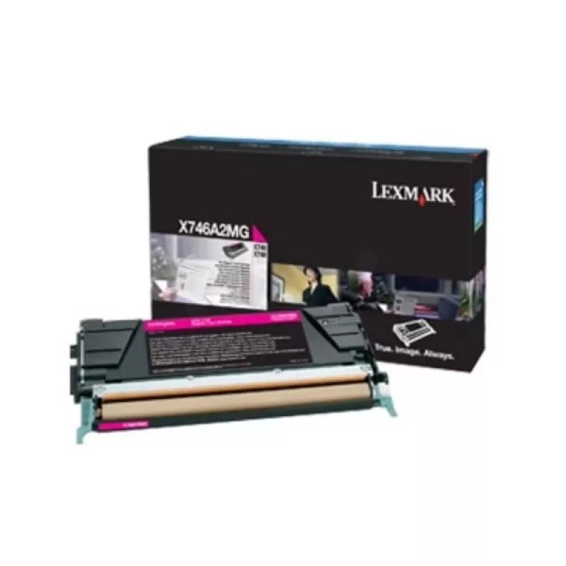 Lexmark X746A3MG - tonera kārtridžs, fuksīna krāsas - priekš X746de, X748de, X748dte