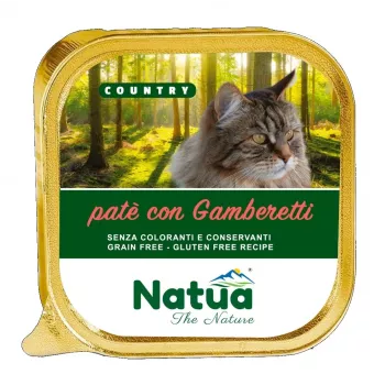NATUA Country Shrimp - mitrā kaķu barība - 100g