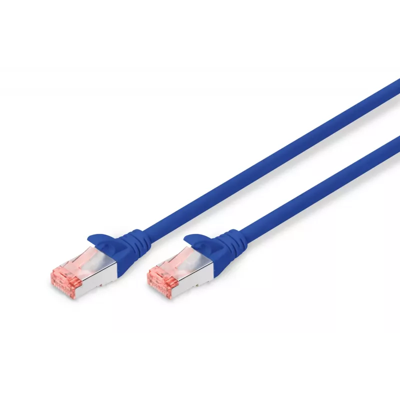Patch vads Digitus CAT 6 S/FTP DK-1644-010/B 1m Zils