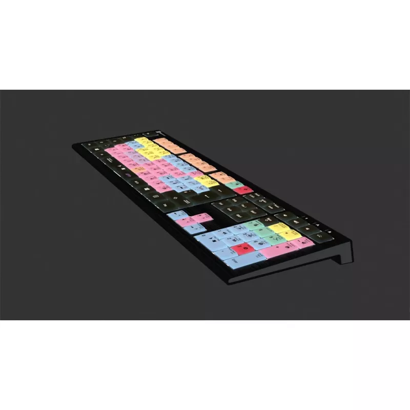 Logickeyboard ASTRA 2 USB QWERTZ tastatūra melna pilna izmēra 108 taustiņi