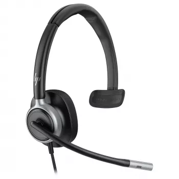 Monaural USB vadu austiņas Poly Mission 615 — svars 117,5 g