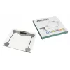 Elektroniskie personiskie svari Mesko MS 8137 — ietilpība 150 kg, precizitāte 100 g, balts/caurspīdīgs