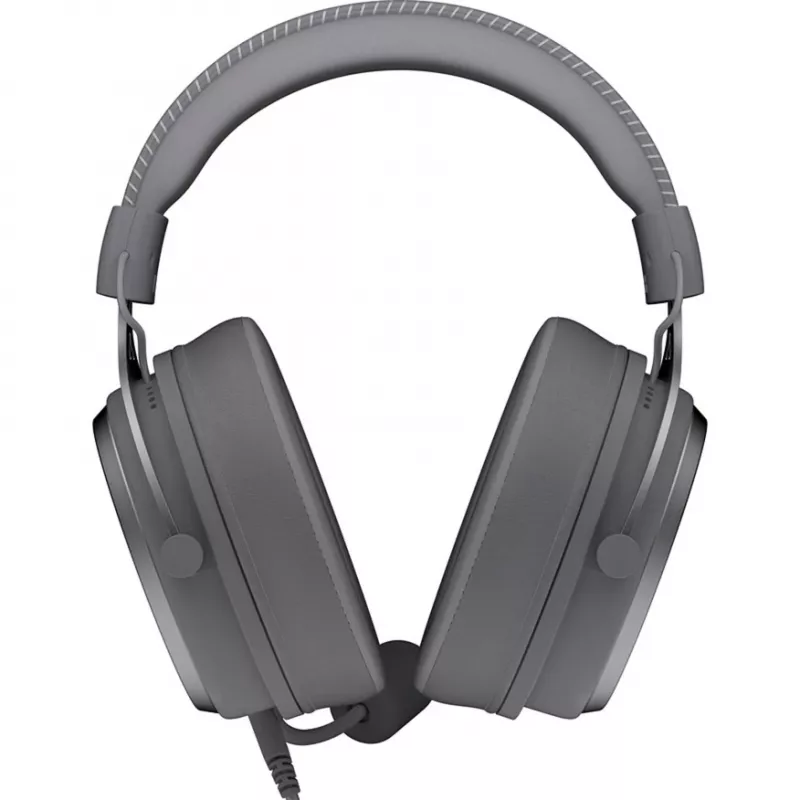 VIRO Plus USB Alt Gray, spēļu austiņas tumši pelēkā krāsā, USB-A, 3,5 mm ligzda, 7.1 USB skaņas karte