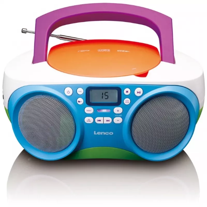 Portatīvais radio Lenco SCD41 Daudzkrāsu
