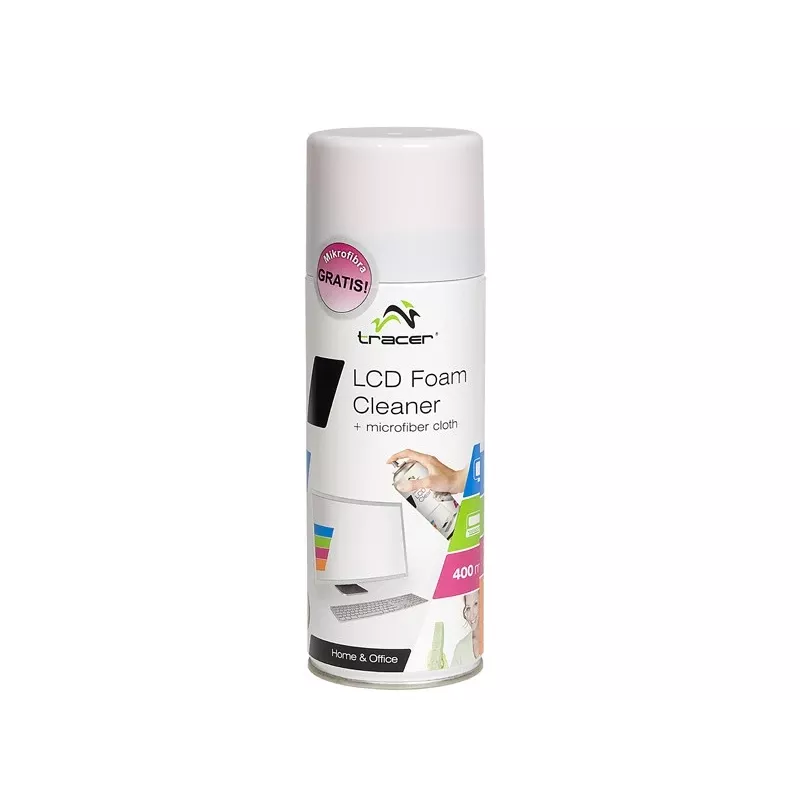LCD putu tīrītājs 400ml + mikrošķiedras drāniņa