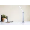 Galda lampa Hawk HW-LAMP01 balta LED ar regulējamu spilgtumu, regulējama svira