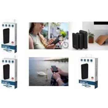 Ansmann 1700-0132 ārējais akumulators 10000 mAh melns (1700-0132)