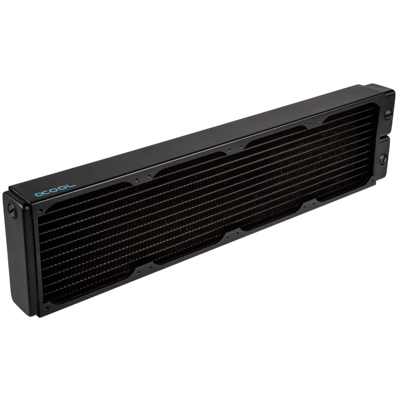 Alphacool NexXxoS V.2 XT45 Full Copper Radiator - 480mm, melns
