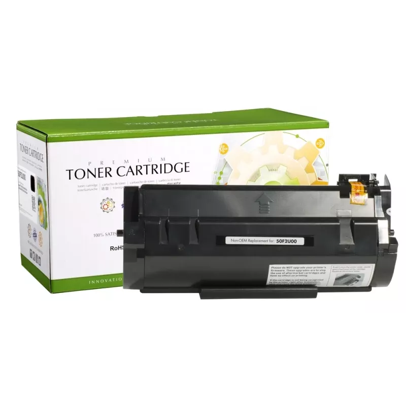 Saderīgs Static-Control Lexmark 502U melns, 20000 lpp. (50F2U00)
