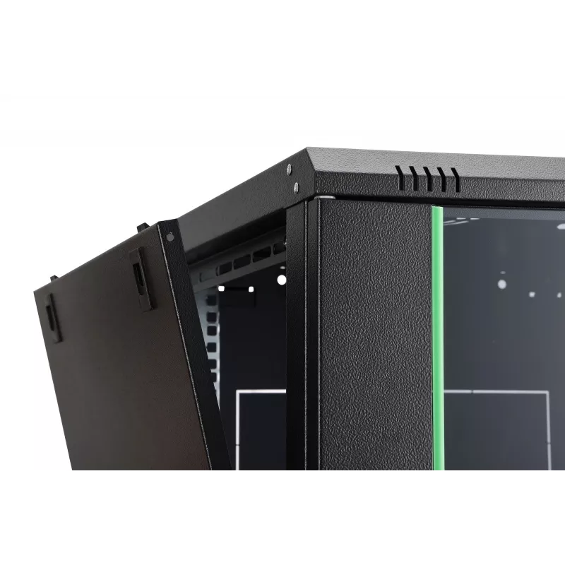 Pie sienas stiprināms tīkla skapis DIGITUS Dynamic-N 9U 19 collas 600x600 mm, IP20, atslēgas slēdzene, nesamontēts