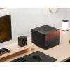 Jonsbo N4 Microtower korpuss melns izturīgs tērauda kompakts datora korpuss