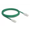 Tīkla kabelis DeLOCK RJ45 Cat.6A spraudnis–spraudnis 3m zaļš