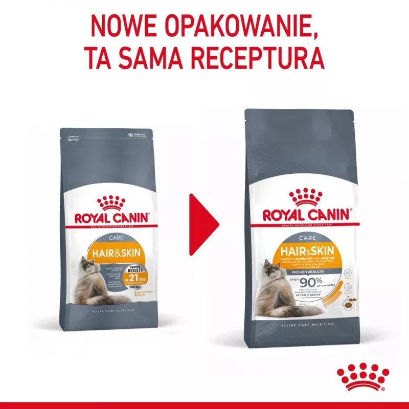 Royal Canin Hair & Skin Care Adult sausā kaķu barība, 2 kg