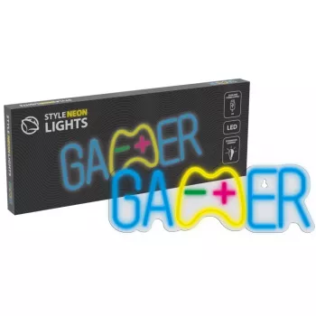 LED neona gaisma MANTA SNL62MT GAMER RGB Color Changing - RGB spēļu joslas gaisma