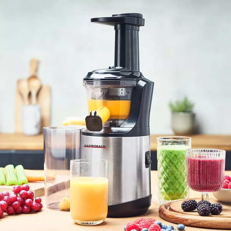 Lēna sulu spiede Gastroback Advanced Vital 40145 Melna Nerūsējošais tērauds