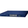 Pārvaldāms slēdzis PLANET GS-2210-16P2S 16-Port 10/100/1000T PoE 240W
