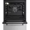 Gāzes-elektriskā plīts BEKO FSM52330DX 5 degļi 60 cm, energoefektivitātes klase A