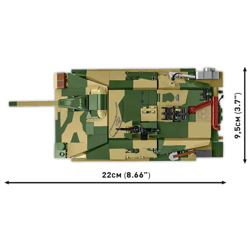 Cobi Blocks Jagdpanzer 38t Brave konstrukciju komplekts, 731 detaļas