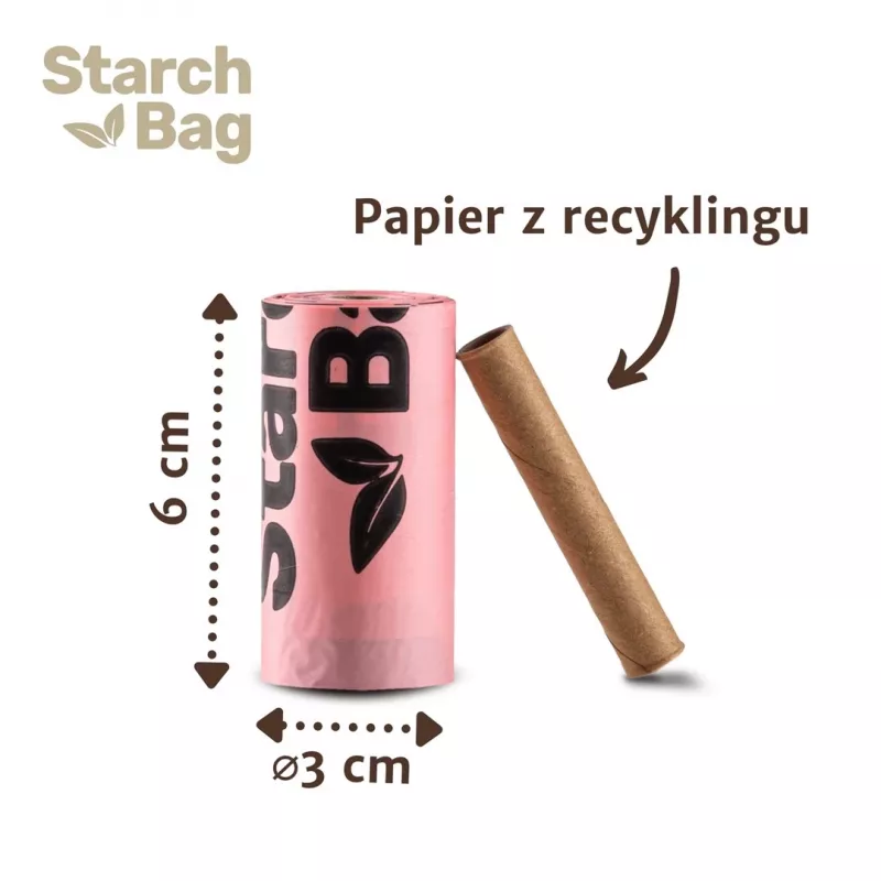 STARCH BAG - Suņu ekskrementu maisiņi - 1 x 15 gab.