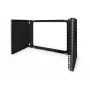 Digitus DN-19 PB-4U-SW - Sienas skapis - Melns, RAL 9005 - 8U - 48,3 cm (19) (DN-19 PB-8U-SW)