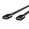 USB C uz USB C kabelis Belkin F2CD084bt0.8MBK 0,8 m 40 Gbit/s Melns