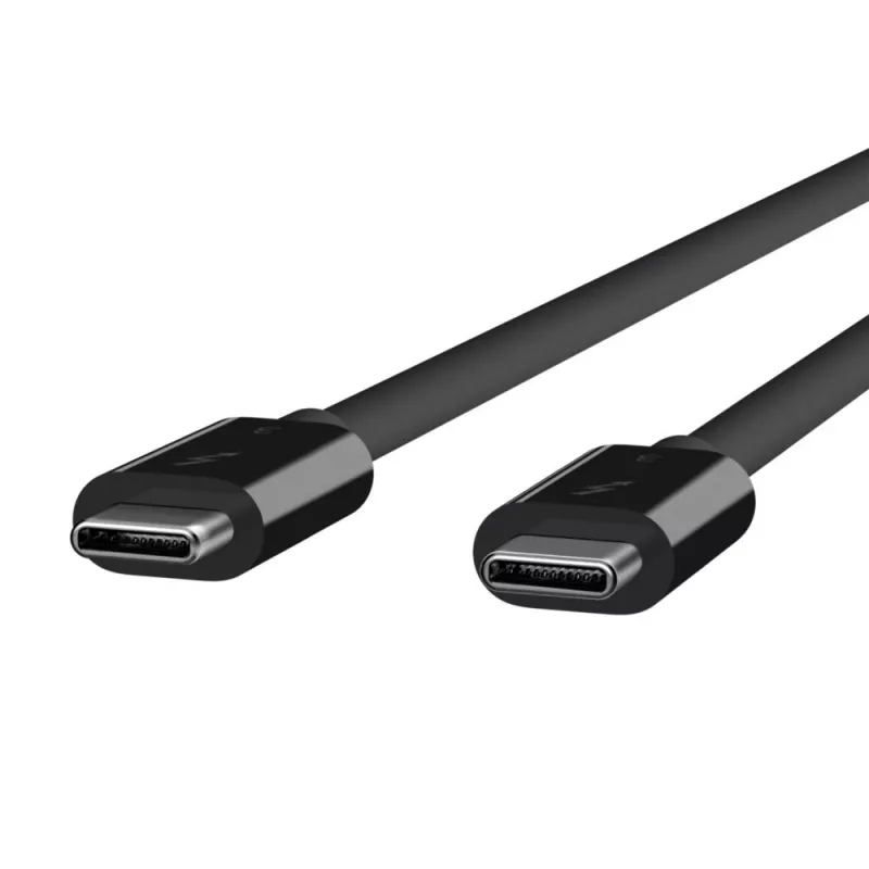 USB C uz USB C kabelis Belkin F2CD084bt0.8MBK 0,8 m 40 Gbit/s Melns
