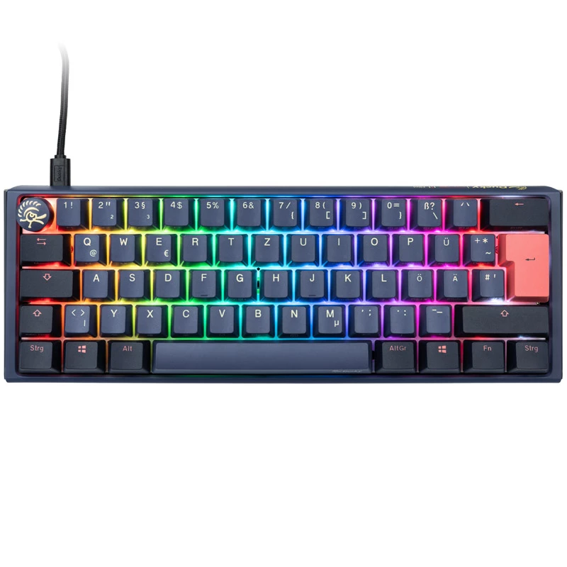 Ducky One 3 Mini tastatūra spēlēm USB zila