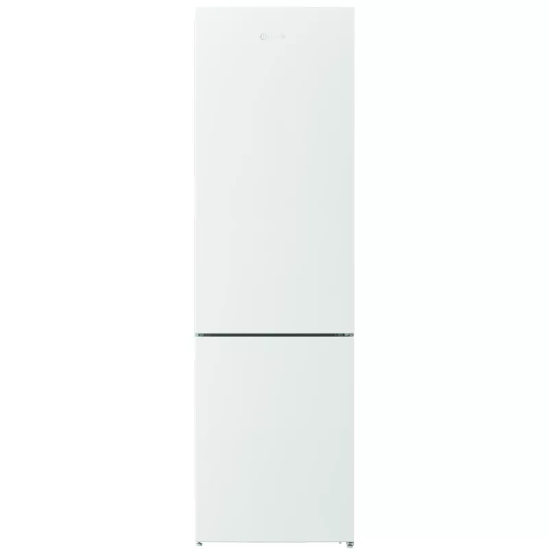 INDESIT ledusskapis | INKS 1401 W4E | Energoefektivitātes klase E | Brīvi stāvošs | Kombi | Augstums 202,5 cm | Ledusskapja neto tilpums 266 L | Saldētavas neto tilpums 120 L | 38 dB | Balts
