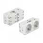 Kontaktligzda CEE 7/3 DELOCK Easy 45 — 250 V, 16 A, 4000 W, balta, ABS/PC, 90×45×40 mm