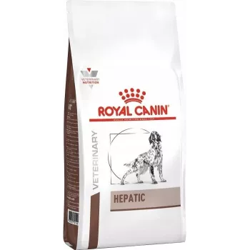 Sausā suņu barība Royal Canin Hepatic 12 kg — pieaugušiem suņiem, aknu atbalstam, olbaltumvielas 16%, tauki 16%, bez lipekļa