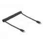 USB kabelis DeLOCK 90369 USB 2.0 0,75 m USB C Melns
