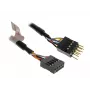 Iekšējais USB kabelis Akasa EXUSBI-40 0,4m USB 2.0 vīr.