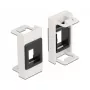 Keystone Holder DeLOCK Easy 45 modulis 22,5 x 45 mm balts melns