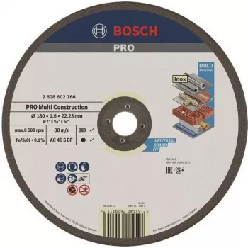 Griešanas disks Bosch Rapido Multi Cont. ACS 46 V BF 180 mm (modelis 2608602766)