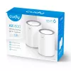 Mesh sistēma Cudy AX1800 divjoslu 2,4 GHz 5 GHz Wi-Fi 6