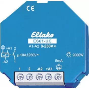ELTAKO Impulsa slēdzis ES61-8..230VUC Kastes uzstādīšana 8-230V 2000W ES61-UC (61100501)