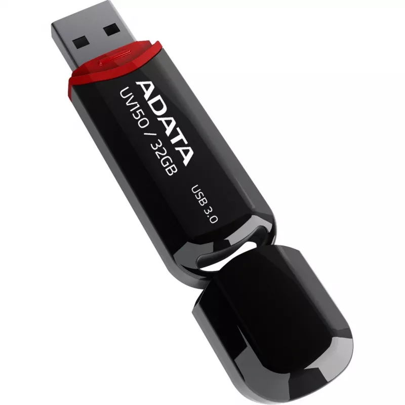 ADATA AUV150-32G-RBK USB zibatmiņa 32 GB USB Type-A 3.2 Gen 1 (3.1 Gen 1) Melna