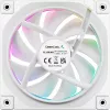 DeepCool FL12R 120 mm datora ventilators, balts, 2150 RPM, aktīvais PFC, ARGB fona apgaismojums