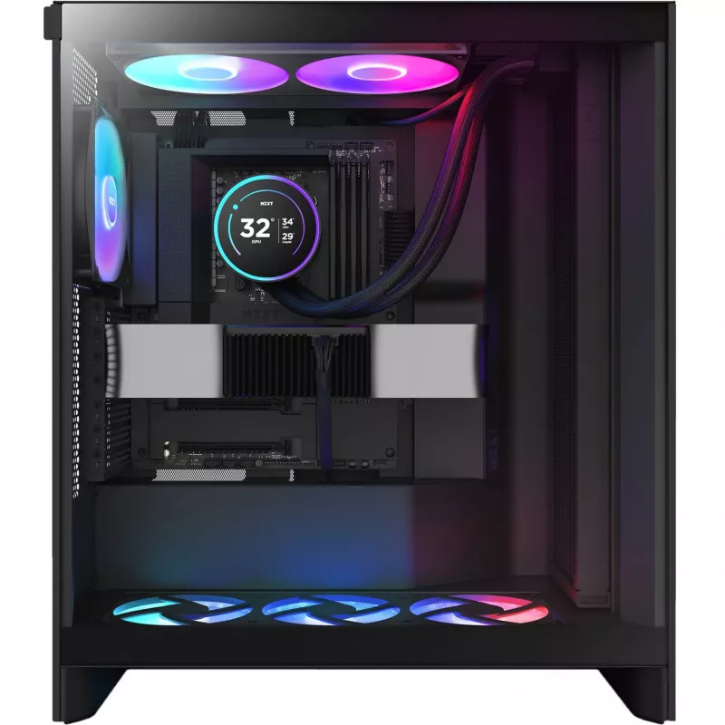 Kraken Elite 420 RGB 420 mm, šķidruma dzesēšana melna