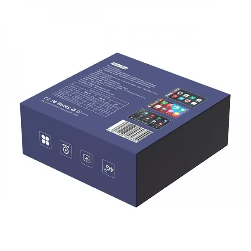CARLINKIT Adapter Wireless AI Box with Android 13 - 8GB+128GB priekš oriģinālajiem automašīnas radio ar CarPlay zils