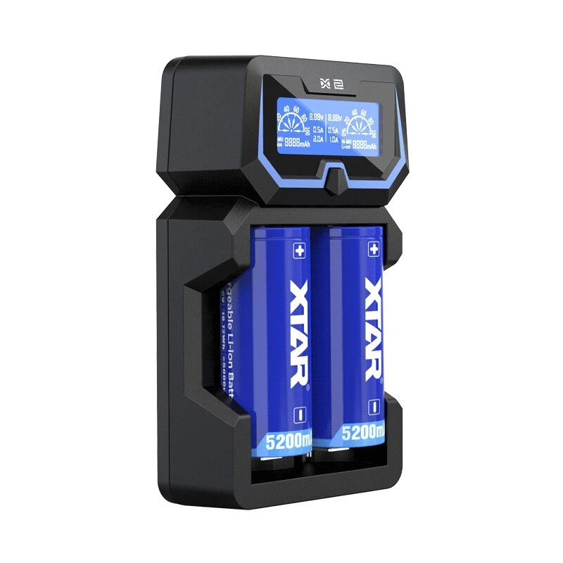XTAR X2 akumulatora lādētājs Li-ion 18650