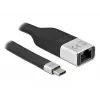 DeLOCK FPC plakanā lentes kabelis 86936 USB Type-C uz Gigabit LAN 15 cm