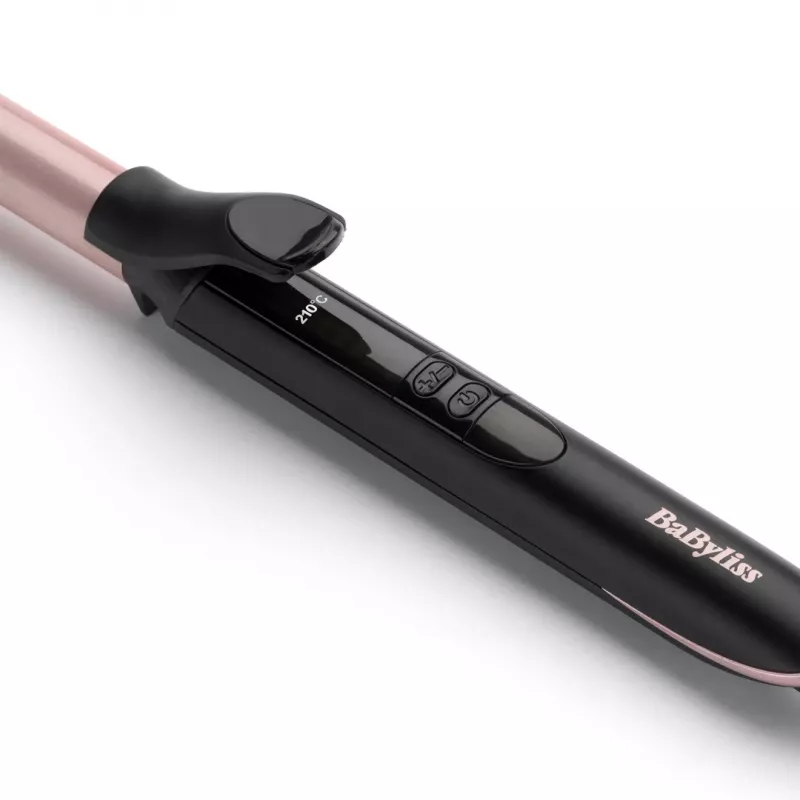Lokšķēres BaByliss 19 mm lokšķēres melnā un rozā zelta krāsā