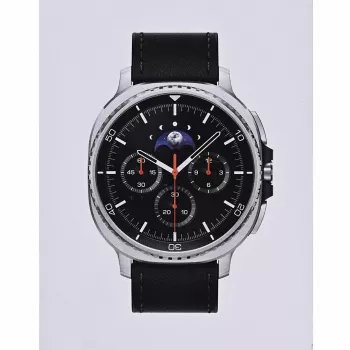 Samsung Galaxy Watch 8 Classic 3.3 cm (1.3 inch) AMOLED 46 mm Digital 438 x 438 pikseļi Skārienekrāns 4G Sudrabs Wi-Fi GPS (satelīts)