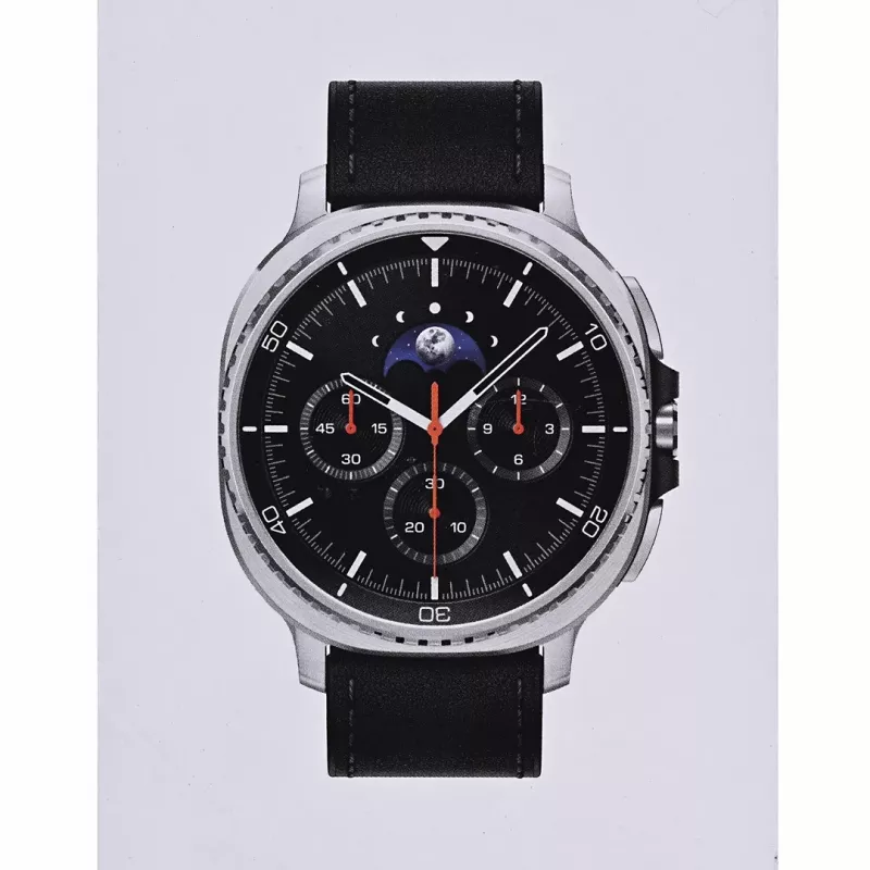 Samsung Galaxy Watch 8 Classic 3.3 cm (1.3 inch) AMOLED 46 mm Digital 438 x 438 pikseļi Skārienekrāns 4G Sudrabs Wi-Fi GPS (satelīts)