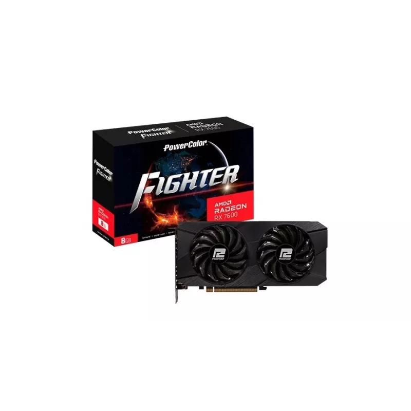 PowerColor Fighter Radeon RX 7600 8GB grafikas karte
