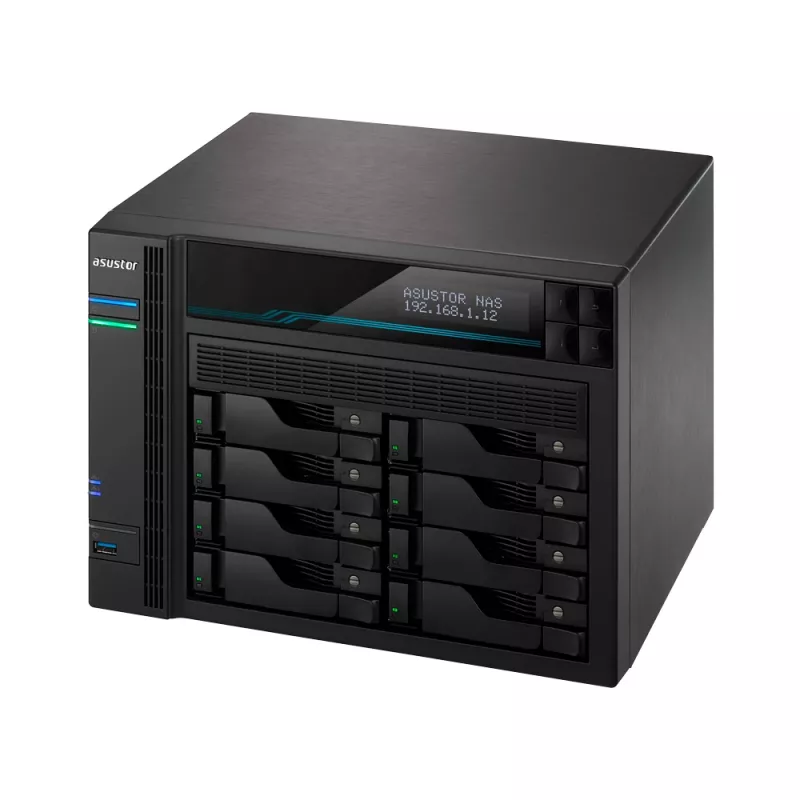 Asustor AS6508T NAS Tornis Intel Atom® C3538 8 GB DDR4 0 TB ADM Melns
