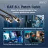 komutācijas kabelis Digitus CAT 8.1 S/FTP RJ45 5m melns