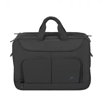 Toploader soma Rivacase 8432 klēpjdatora futrālis 39,6 cm (15,6 collas) Melns